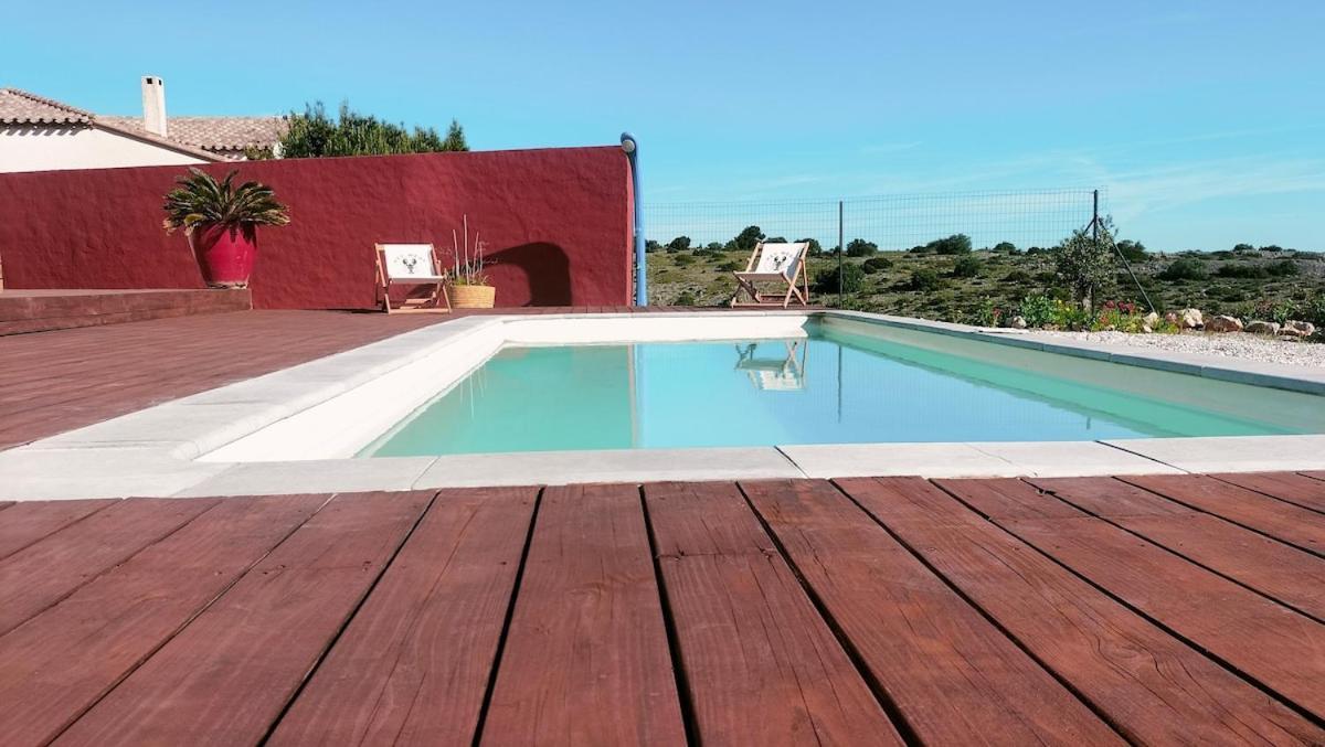 Maison avec vue sur la mer et avec piscine à Fitou Esterno foto