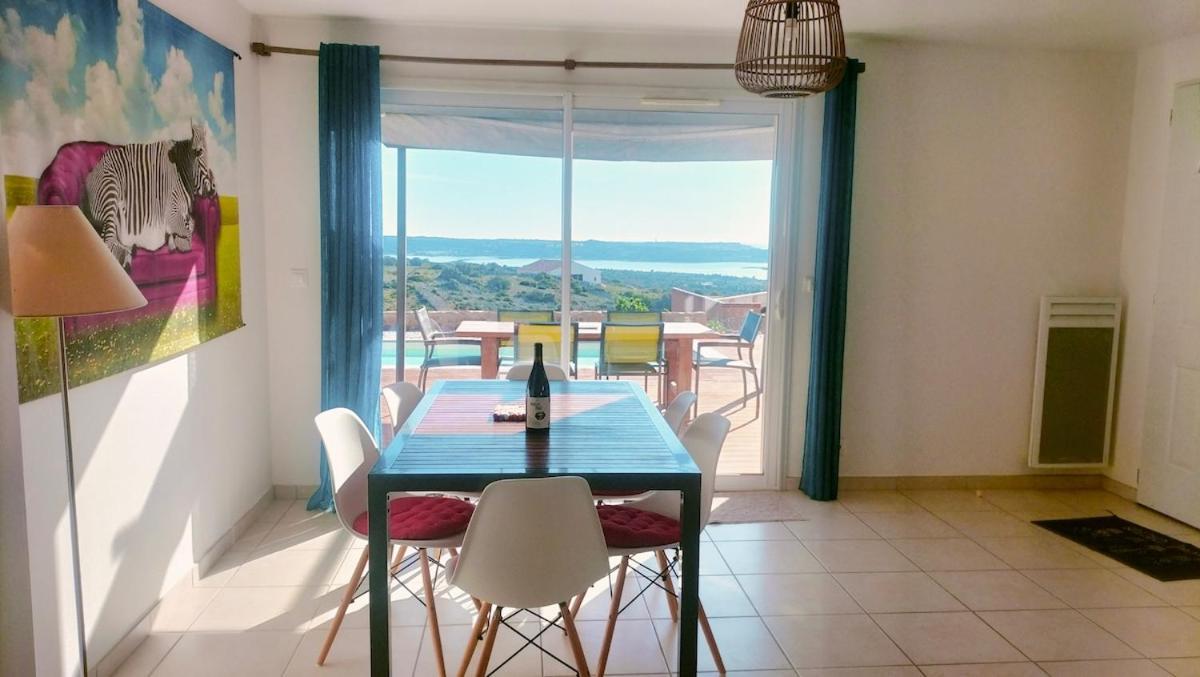 Maison avec vue sur la mer et avec piscine à Fitou Esterno foto